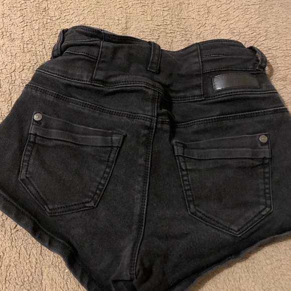Harmony short size 0 black denim - Picture 2 of 4